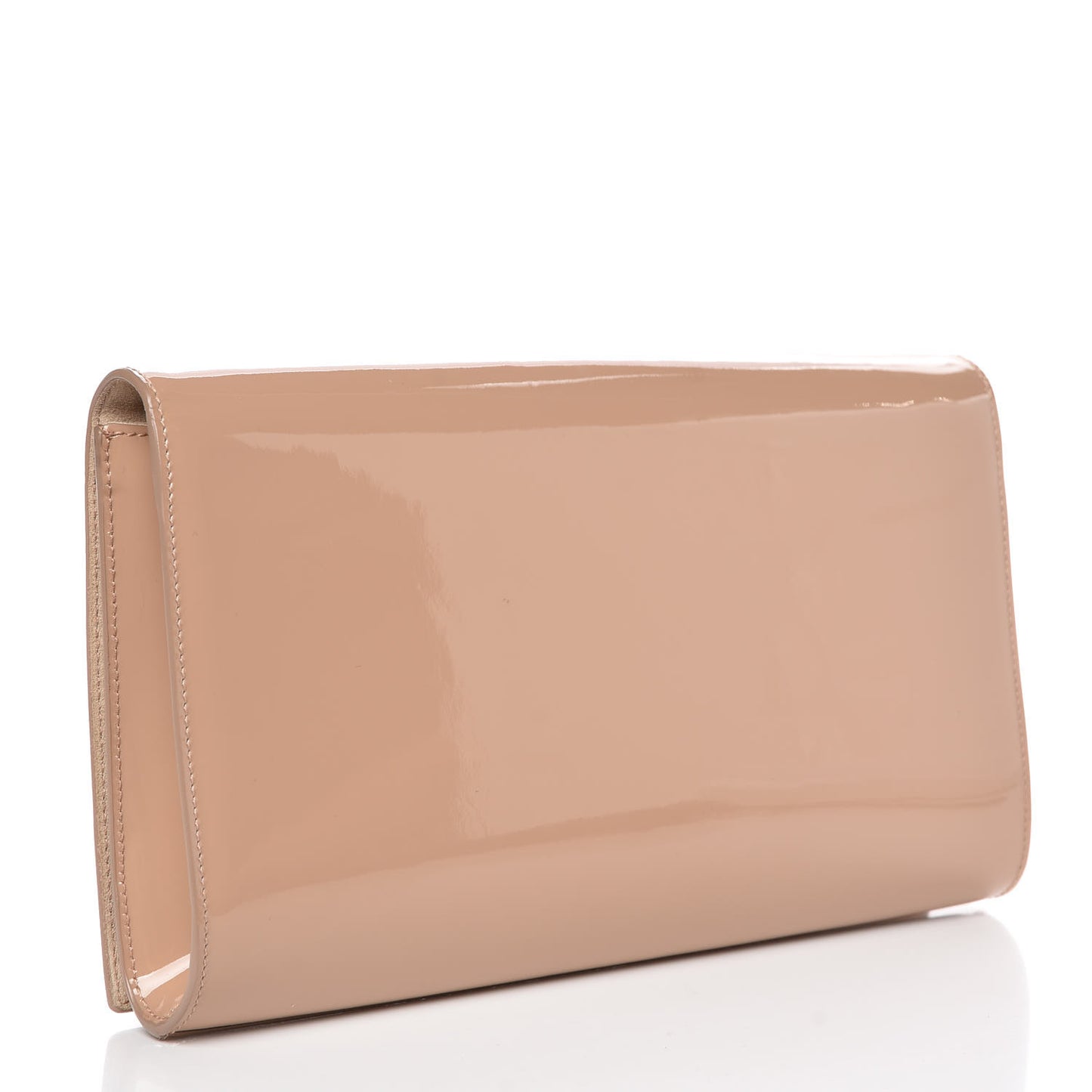 Patent Calfskin Monogram Large Belle De Jour Clutch Chair
