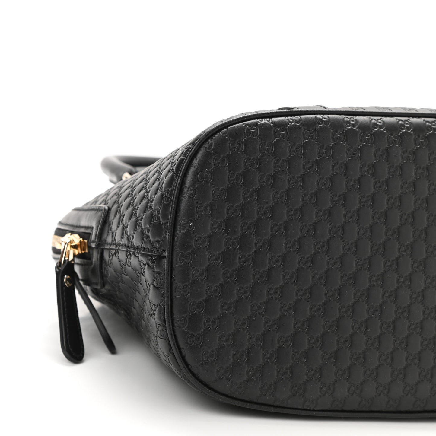 Microguccissima Medium Dome Bag Black