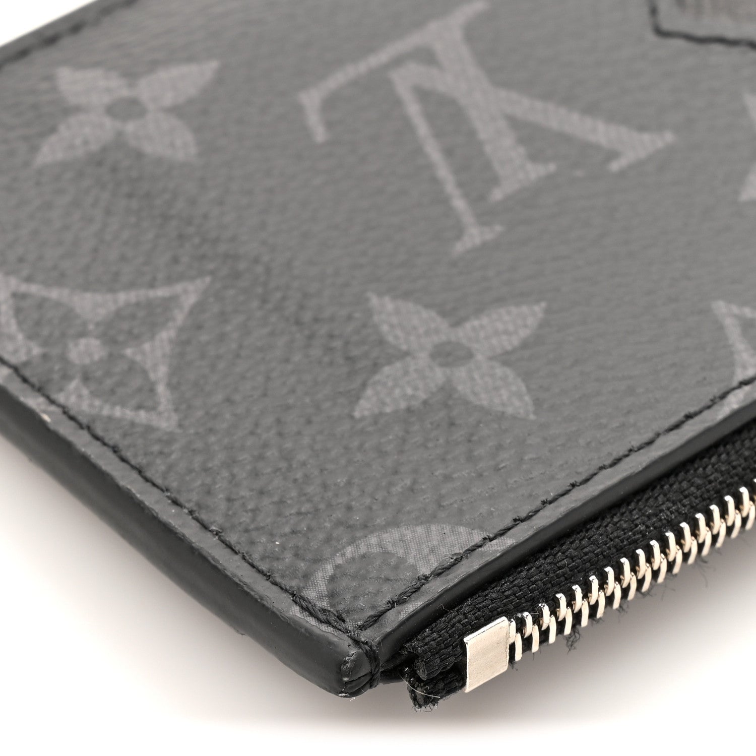 Louis Vuitton Monogram Eclipse Taiga Coin Card Holder 7 of 10