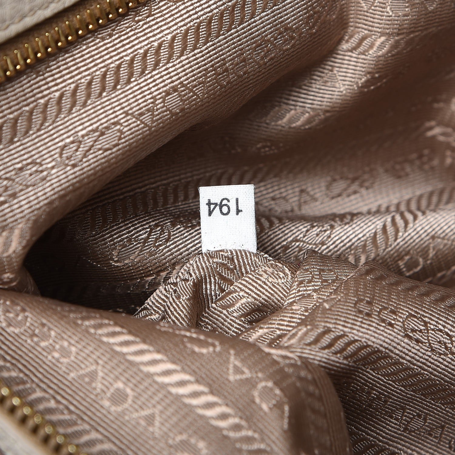 Prada Jacquard Logo Tote Corda Talco 9 of 16