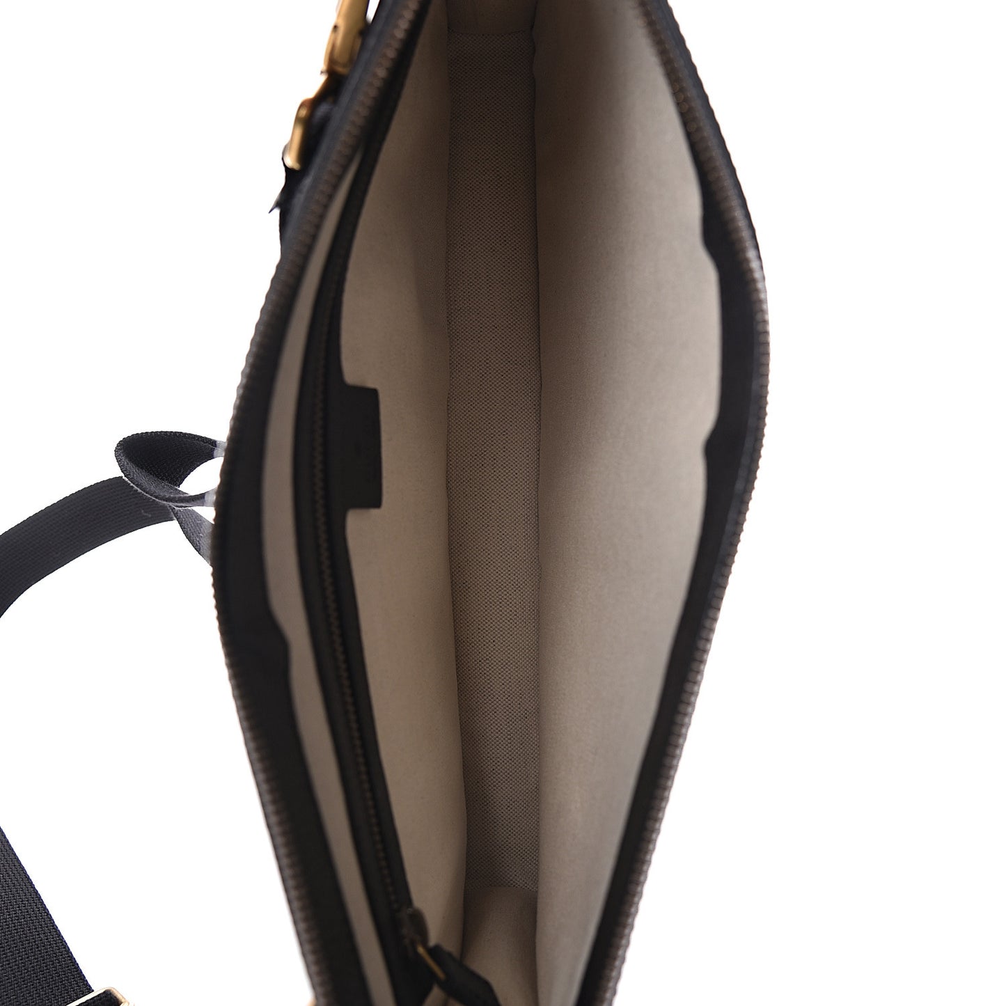 Grained Calfskin Bee Star Messenger Black