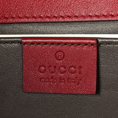 Gucci Snakeskin Small Zumi Shoulder Bag Hibiscus Red 7 of 12