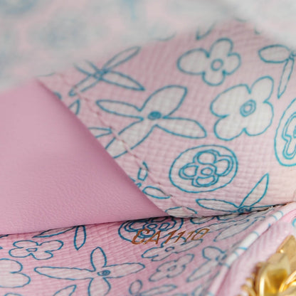 Louis Vuitton Monogram Fleuri Insolite Wallet Rose 7 of 7