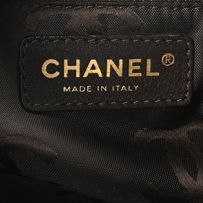 Chanel Caviar Quilted Shopping Tote  Dark Brown 7 of 10