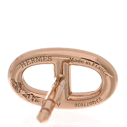 Hermes 18K Rose Gold TPM Farandole Stud Earrings 4 of 5