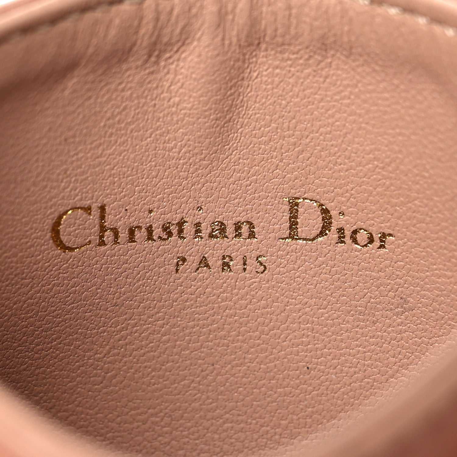 Christian Dior Supple Calfskin Cannage Caro Five-Slot Card Holder Rose Des Vents 6 of 9