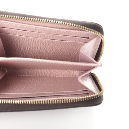 Louis Vuitton Damier Ebene Zippy Coin Purse Rose Ballerine 5 of 6