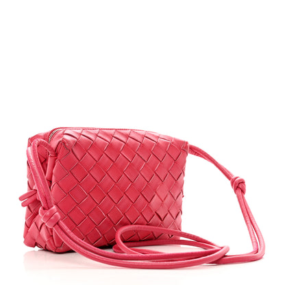 Bottega Veneta Nappa Intrecciato Mini Loop Camera Bag Cranberry 3 of 10