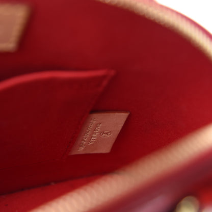 Louis Vuitton Vernis Alma BB Cherry 9 of 11