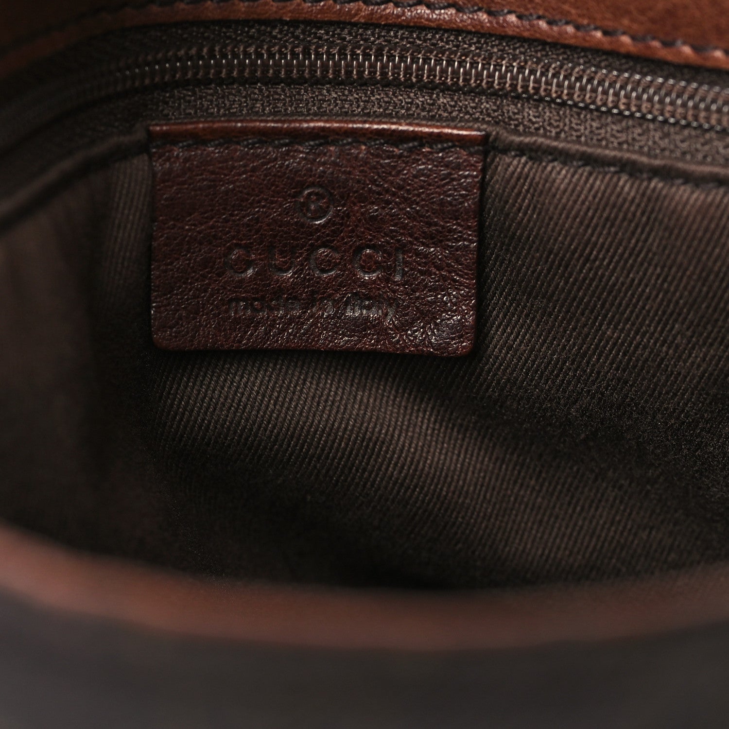 Gucci Monogram Denim GG Shoulder Bag Black Brown 6 of 12