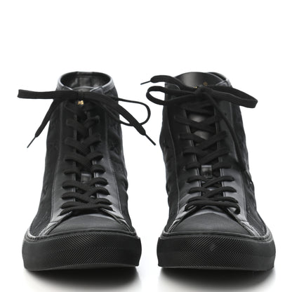 Louis Vuitton Canvas Monogram Mens Tattoo Sneaker Boots 9.5 Black 2 of 10