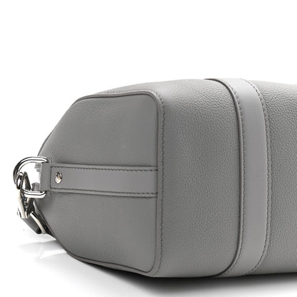Louis Vuitton Grained Calfskin Aerogram City Keepall Gris 8 of 9