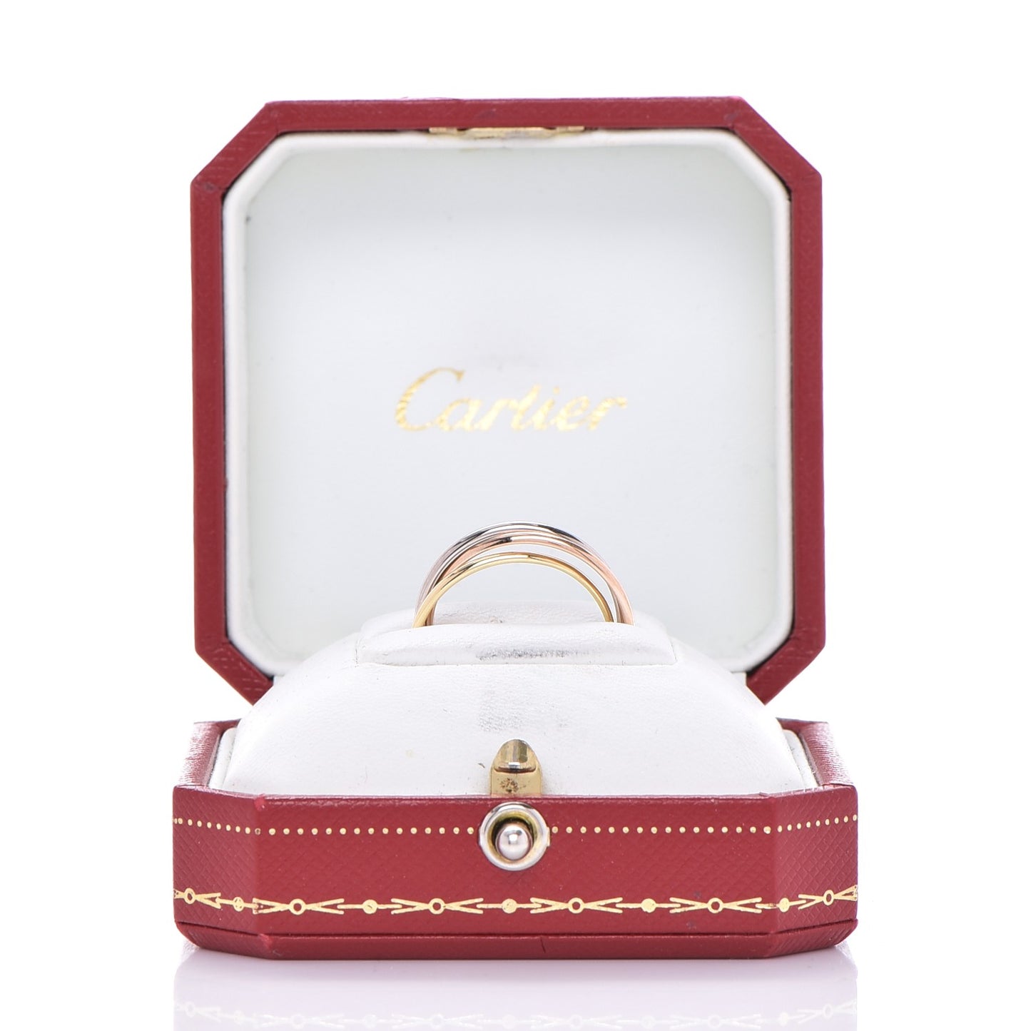 18K Pink Yellow White Gold Extra Small Trinity Ring 57 8