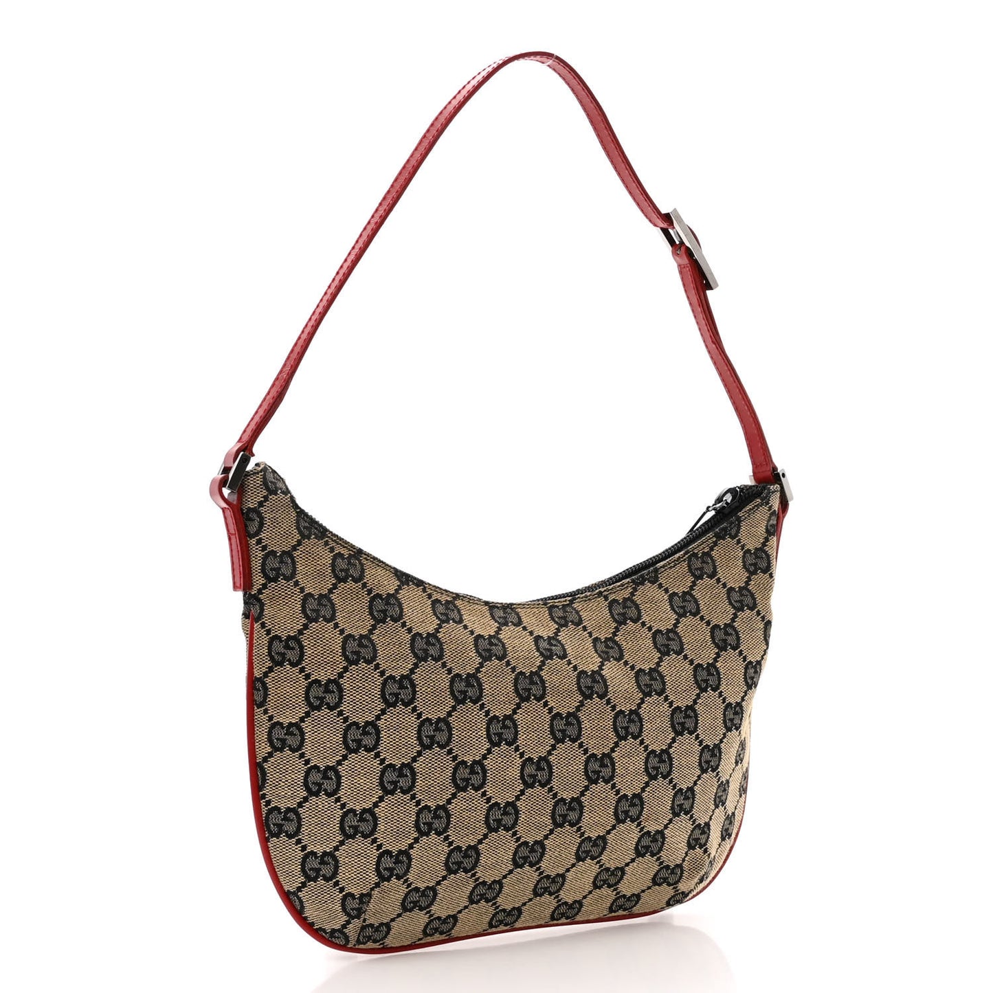 Monogram Pochette Black Red