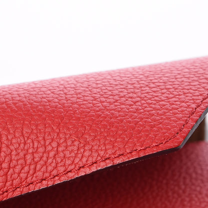 MCM Grained Calfskin Small Milla Clutch Ruby Red 8 of 8