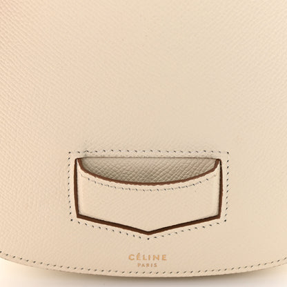 Celine Grained Calfskin Small Trotteur White 12 of 14