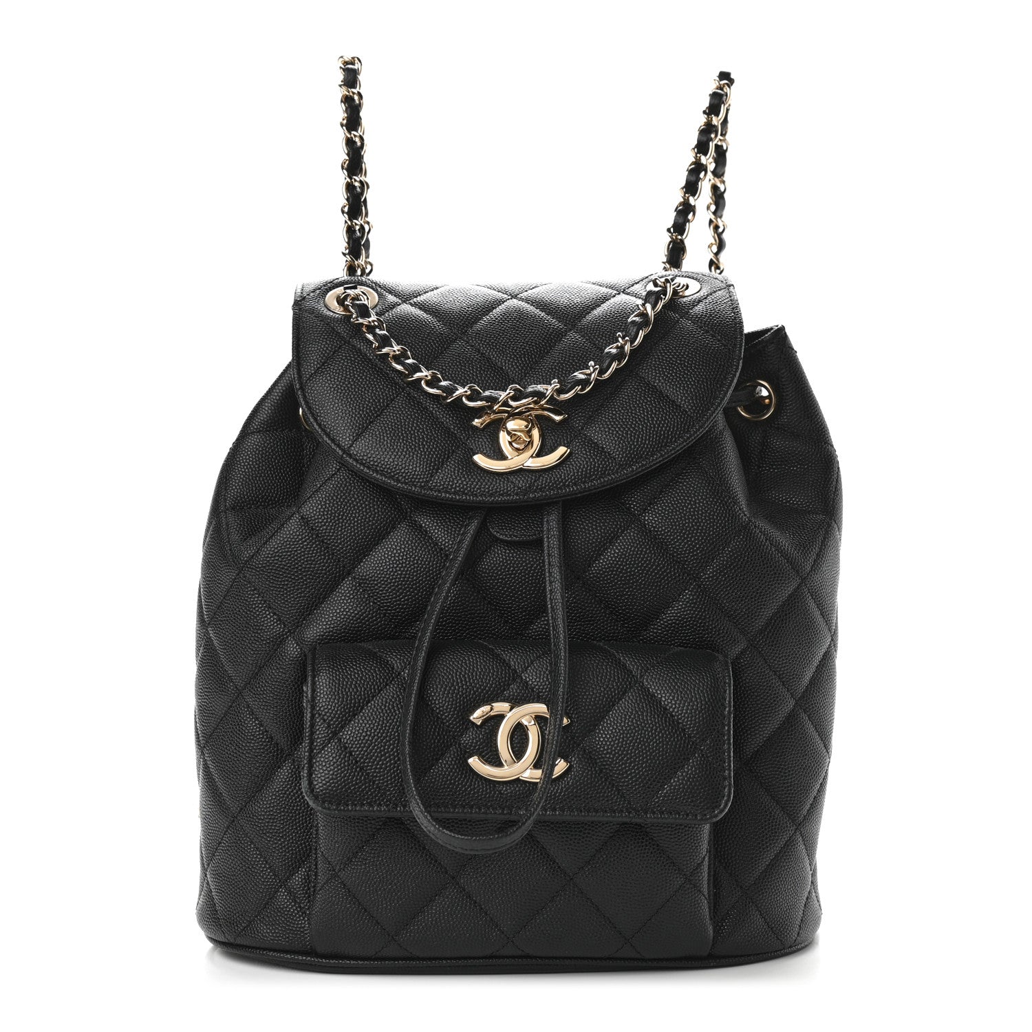 Chanel Caviar Quilted Backpack Bag Black 1 of 9