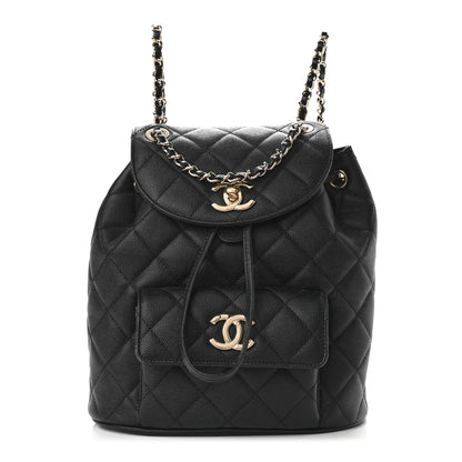 Chanel Caviar Quilted Backpack Bag Black 1 of 9