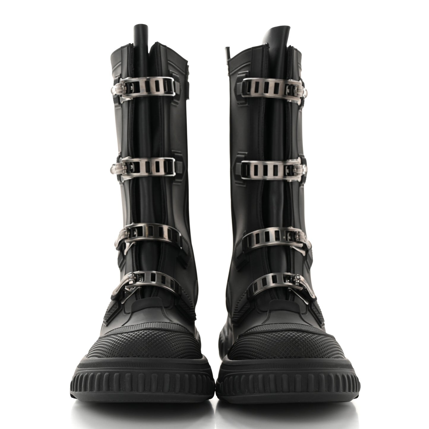 Neoprene Rubber Diorground Low Boots 38 Black