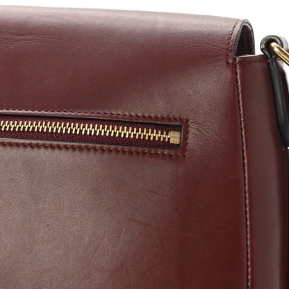 Celine Natural Calfskin Trotteur Messenger Bag Burgundy 10 of 10