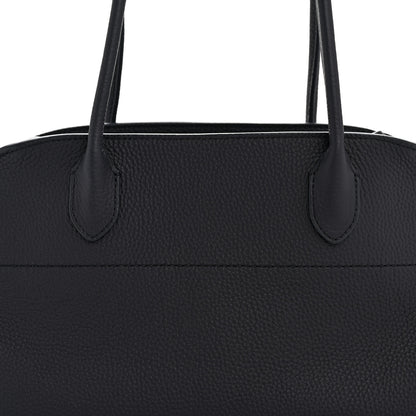 The Row Matte Grained Calfskin Margaux Shoulder 12 Marine 7 of 10