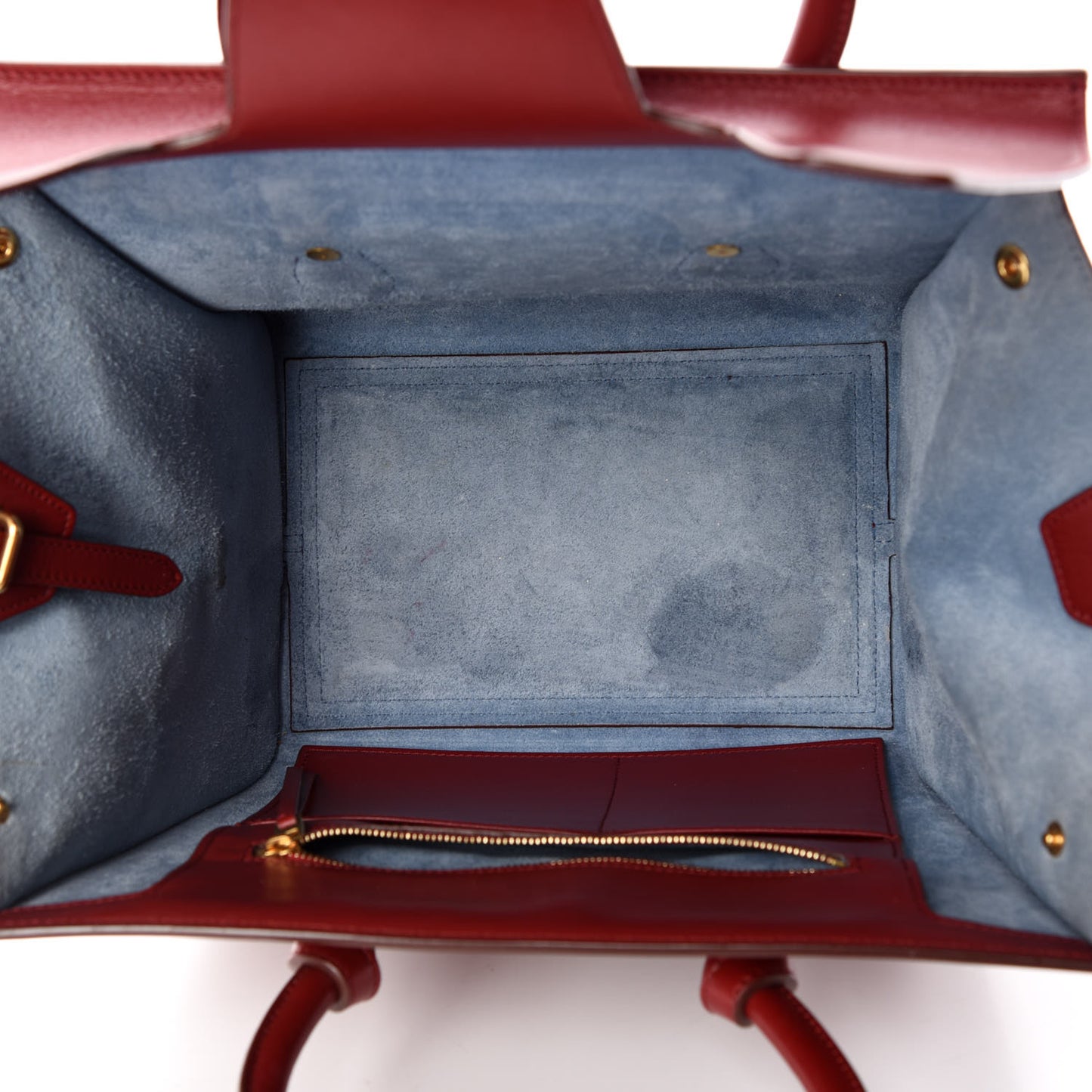 Palmelato Calfskin Mini Tie Knot Tote Red