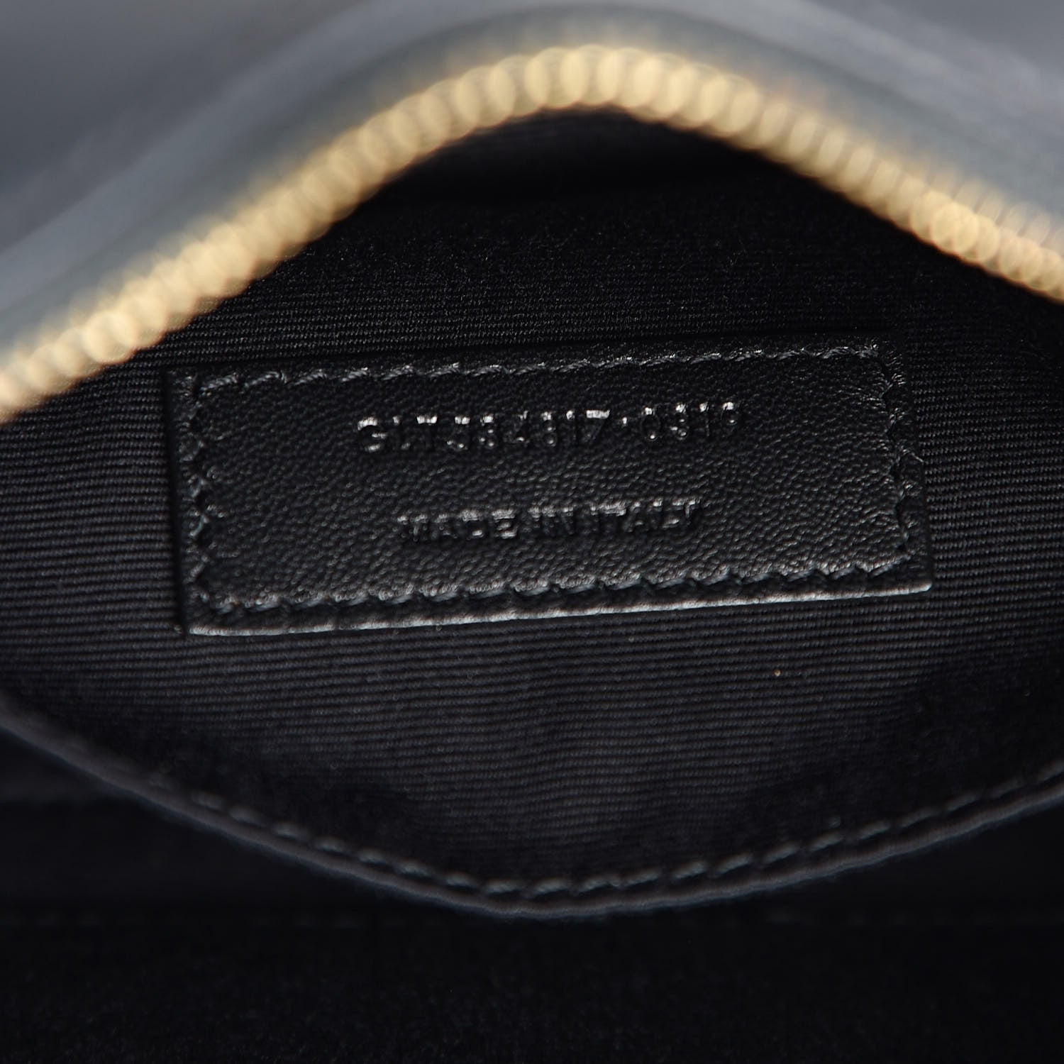 Saint Laurent Calfskin Matelasse Monogram Lou Belt Bag Dark Smog 7 of 11