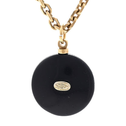 Chanel Resin Pearl CC Necklace  Gold Black 5 of 6