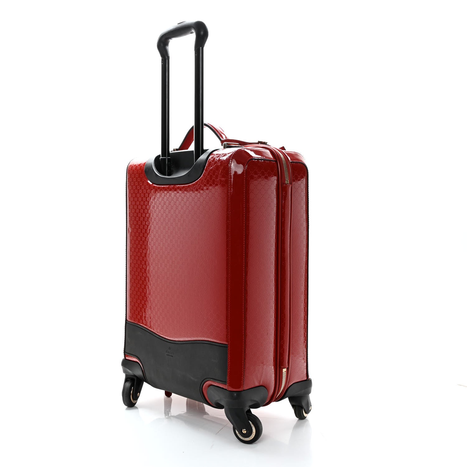 Gucci Patent Microguccissima Carry On Suitcase Red 4 of 16