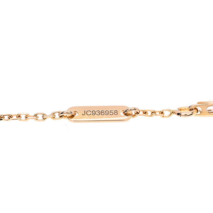 Van Cleef & Arpels 18K Rose Gold Carnelian Sweet Alhambra Bracelet 4 of 5