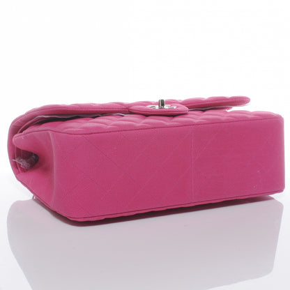 Chanel Iridescent Caviar Jumbo Double Flap Hot Pink 4 of 8