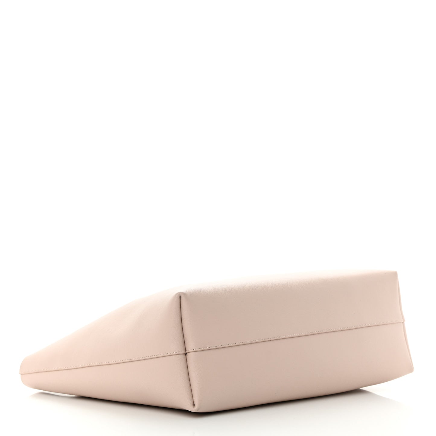 Calfskin Large Shopping Tote Pale Blush