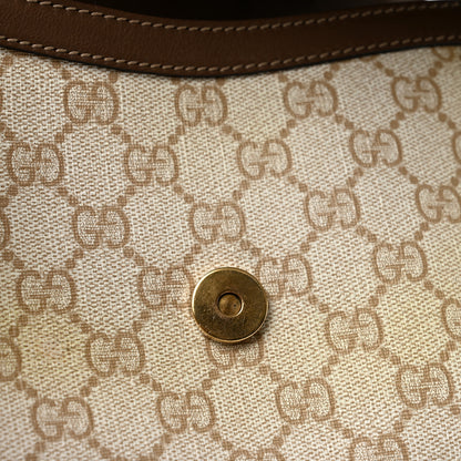 Gucci GG Supreme Monogram Small Nice Messenger Bag Brown 12 of 14