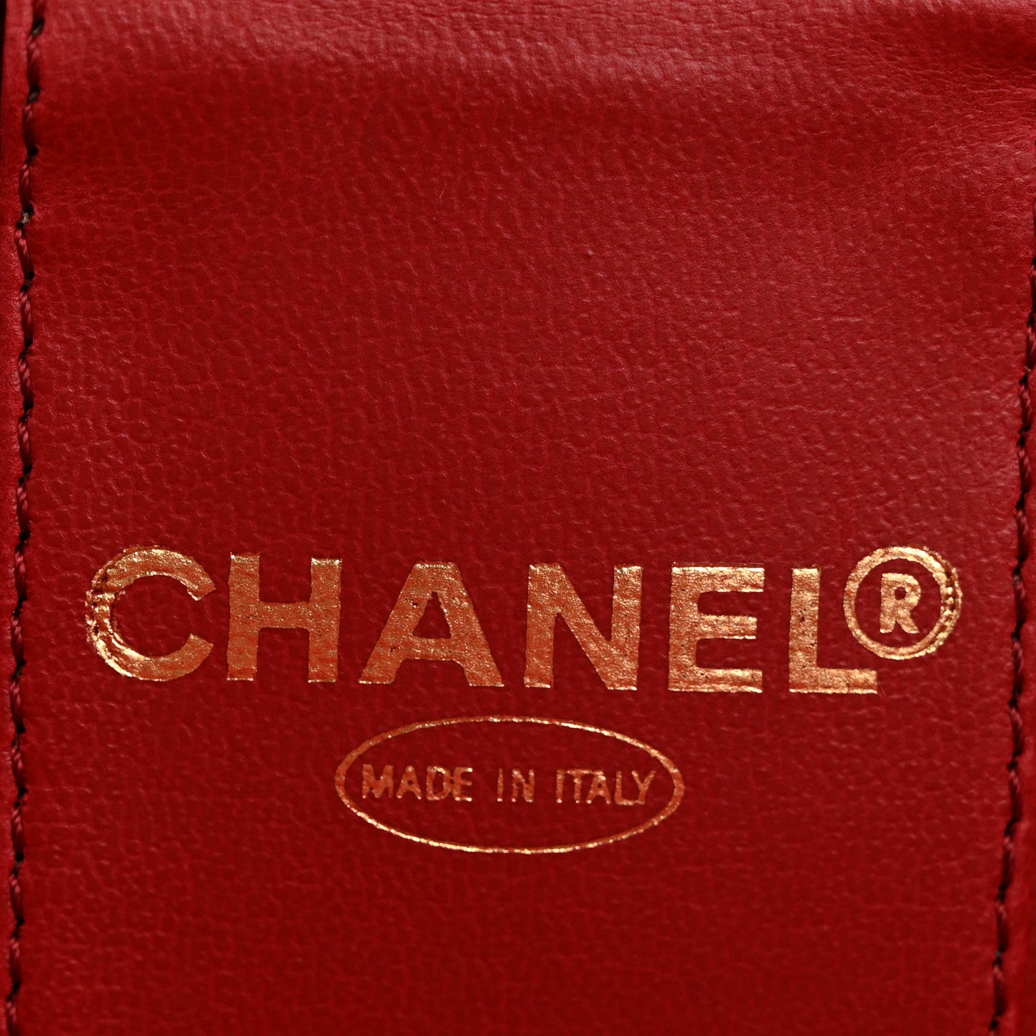 Chanel Caviar Vanity Cosmetic Case Red 6 of 9