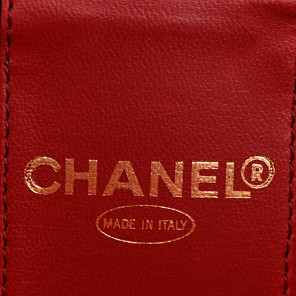 Chanel Caviar Vanity Cosmetic Case Red 6 of 9