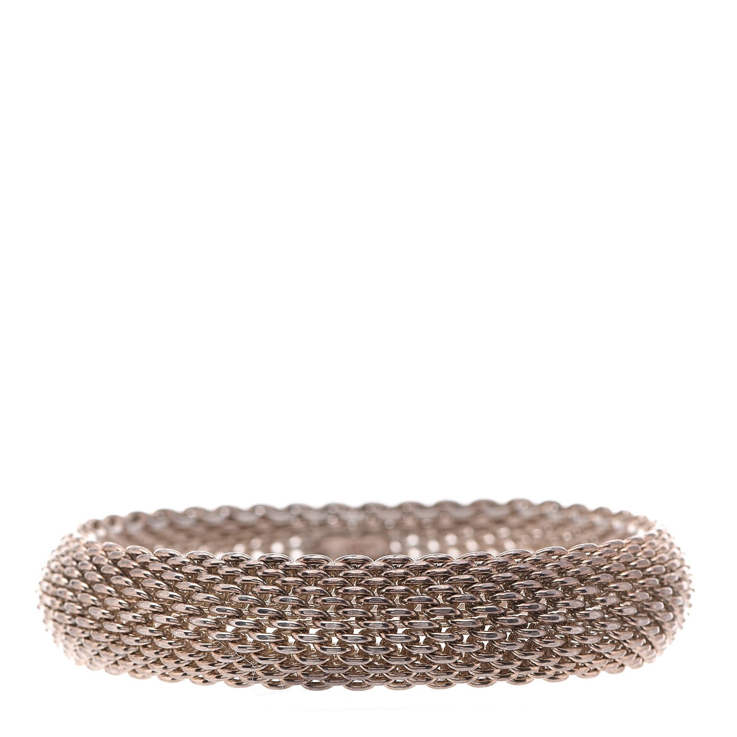 Tiffany Sterling Silver Somerset Mesh Bracelet 1 of 5