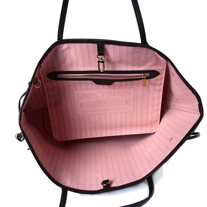 Louis Vuitton Damier Ebene Neo Neverfull MM Rose Ballerine 6 of 15