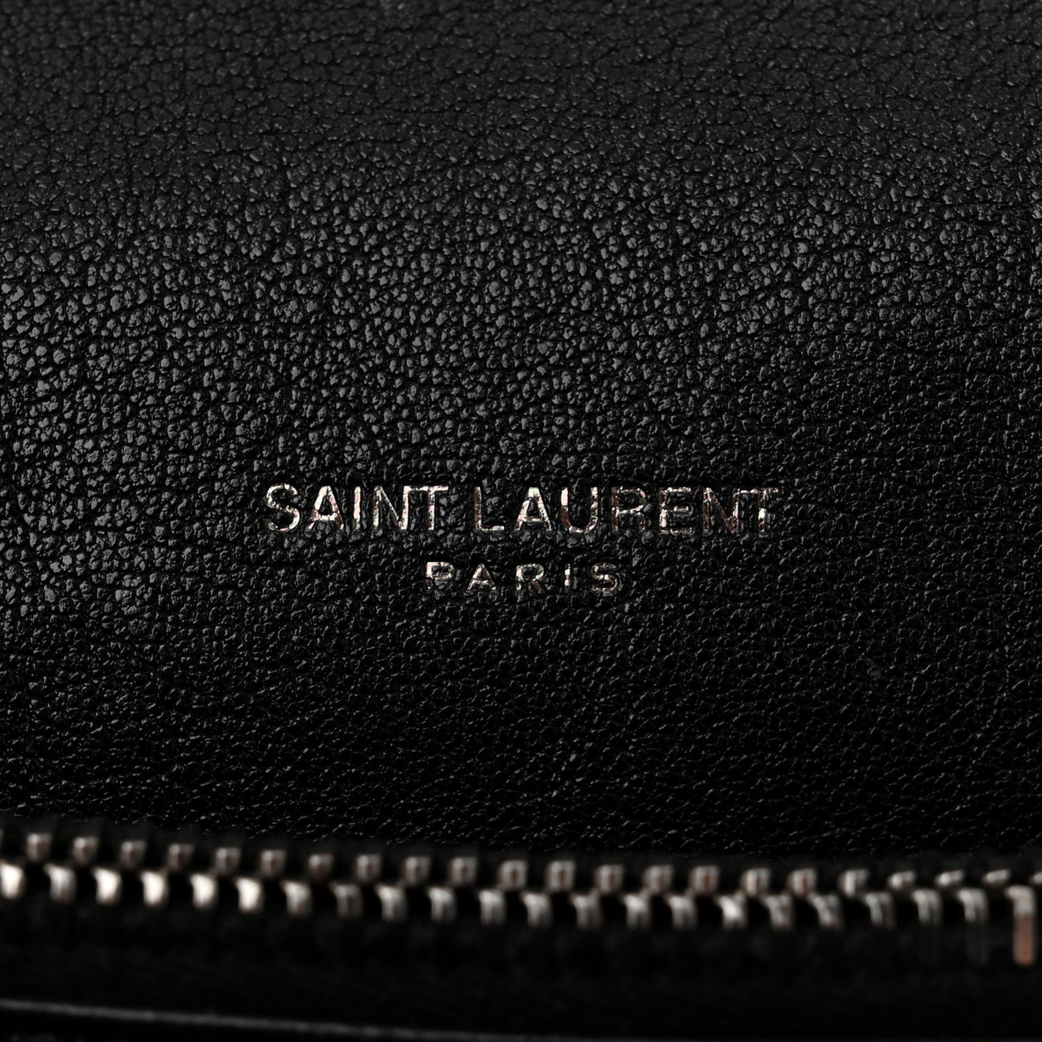 Saint Laurent Sheepskin Matelasse Chevron Monogram Medium College Bag Black 6 of 10