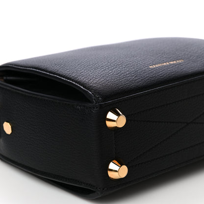 Alexander McQueen Fine Grain Goatskin Box Shoulder Bag 19 Black 10 of 13