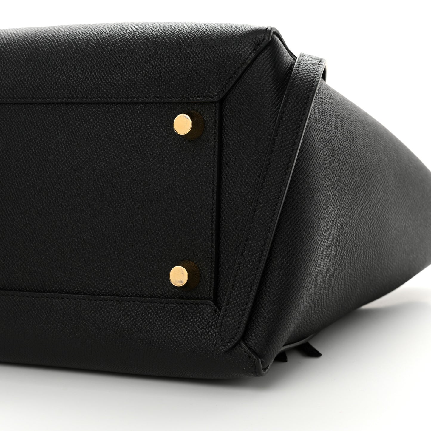Grained Calfskin Mini Belt Bag Black