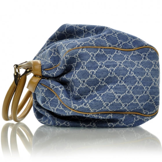 Denim Monogram Large Sukey Tote