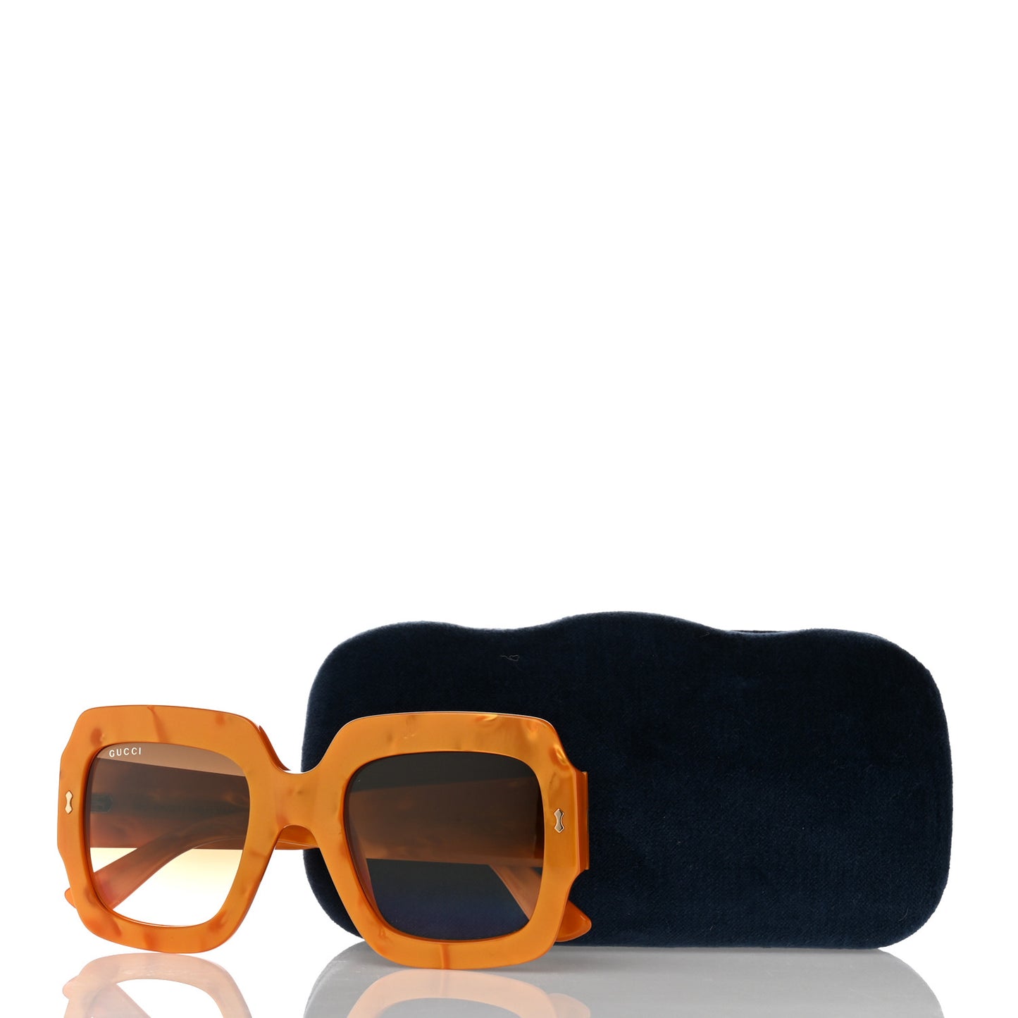 Acetate Square Sunglasses GG1111S Yellow