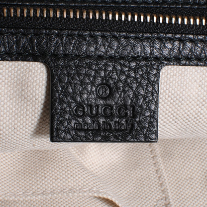 Gucci Leather Large Ride Shoulder Bag Black 5 of 7