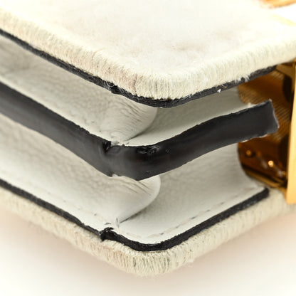 Fendi Sheepskin Fendiroma Peekaboo Key Case White 8 of 8