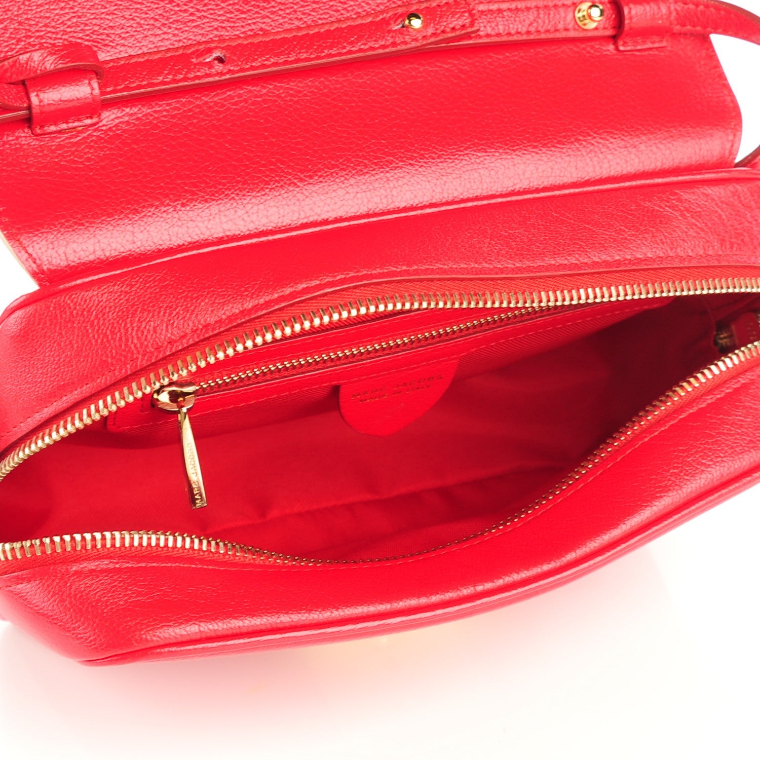 Marc Jacobs Textured Calfskin 1984 Camera Bag Flame 5 of 7