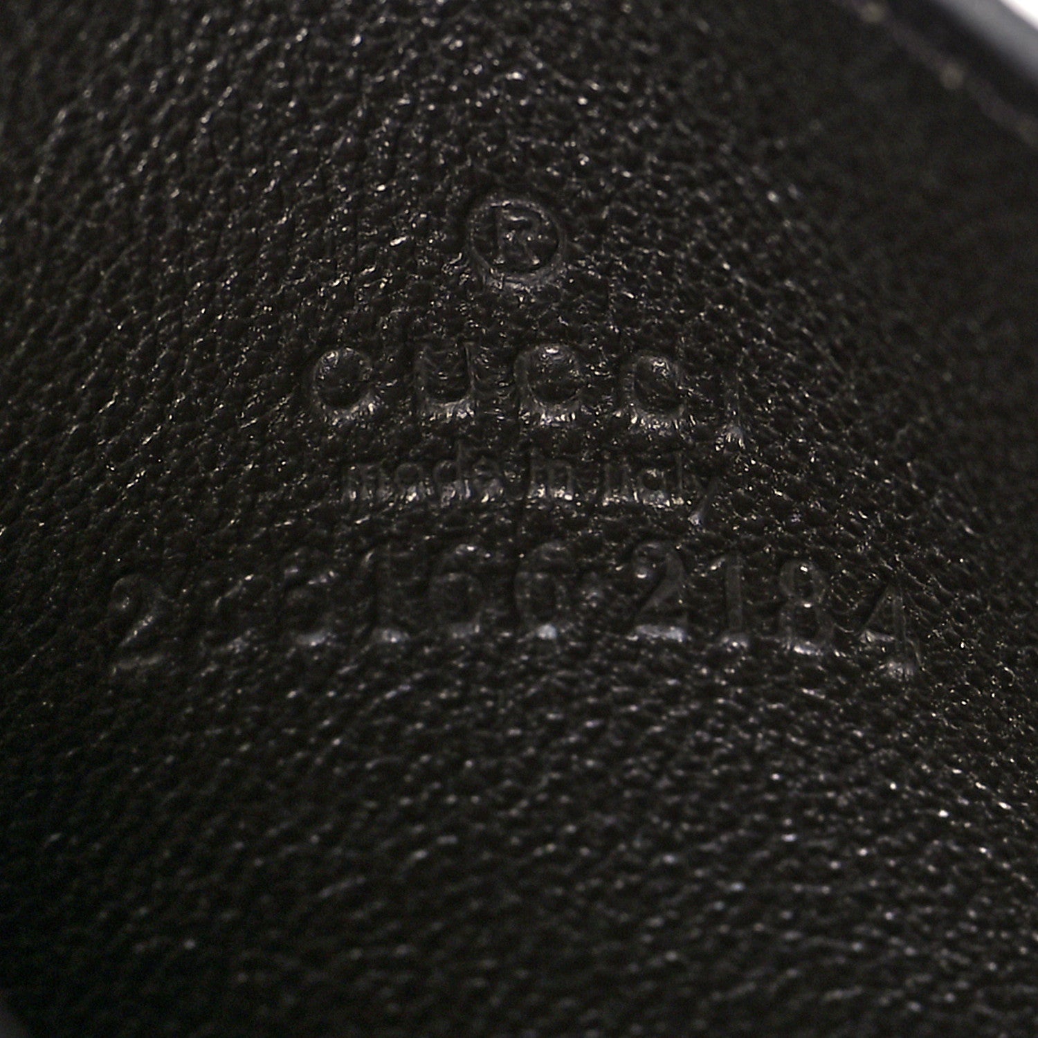 Gucci GG Supreme Monogram Calfskin Card Holder Beige Ebony Cuir 8 of 11
