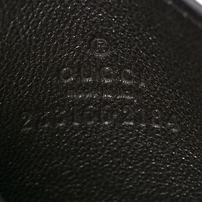 Gucci GG Supreme Monogram Calfskin Card Holder Beige Ebony Cuir 8 of 11