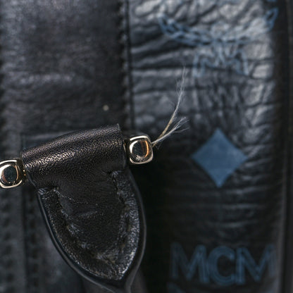 MCM Visetos Boston Bag Black 12 of 13