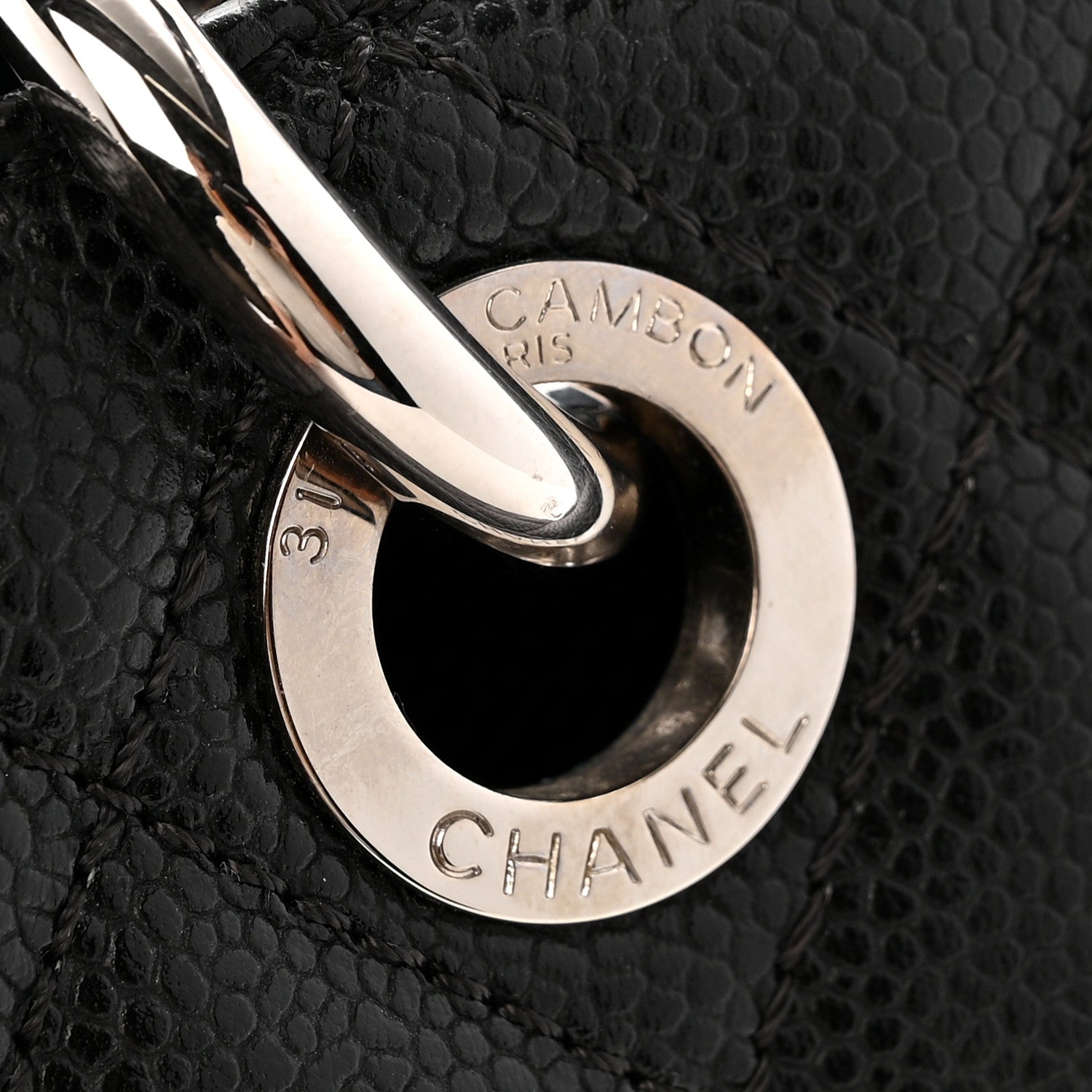 Chanel Caviar Quilted Grand Shopping Tote GST Black 12 of 15