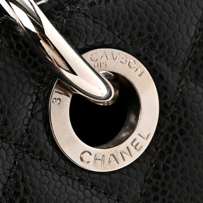 Chanel Caviar Quilted Grand Shopping Tote GST Black 12 of 15